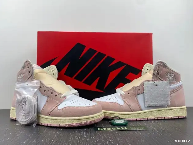 Rep FD2596-600 (Women's) Jordan 1 Washed Retro Pink OG Air High 0429